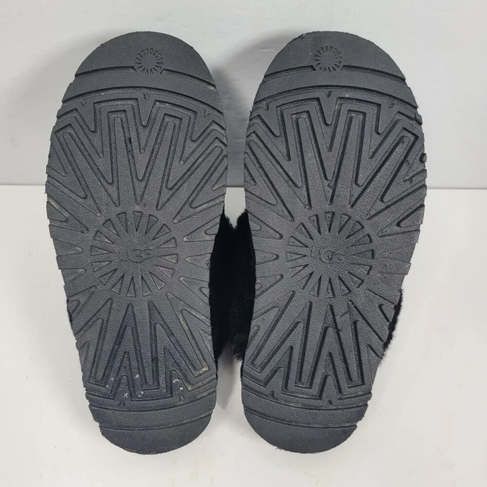 UGG Disquette Women's Black Slip on Slipper S/N 1122550 US Size 7 - Picture 7 of 8
